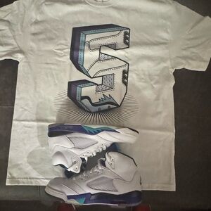 Jordan Athletic Shoes - White and Purple